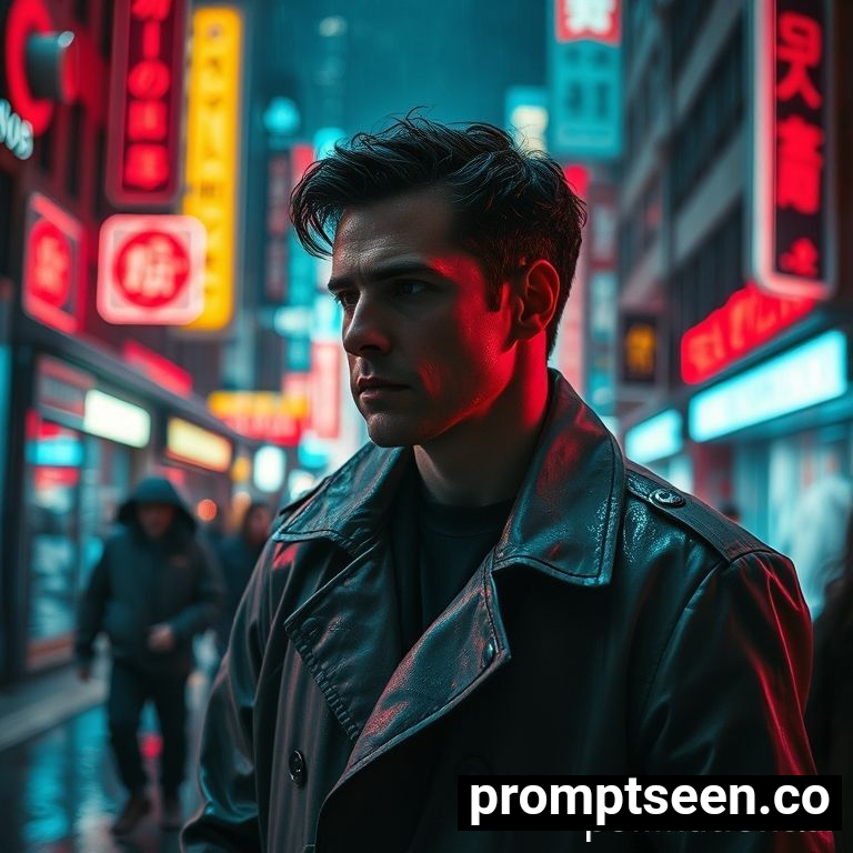 Cyberpunk Neon Style Image Editing: just Copy Paste - AI Generated Image