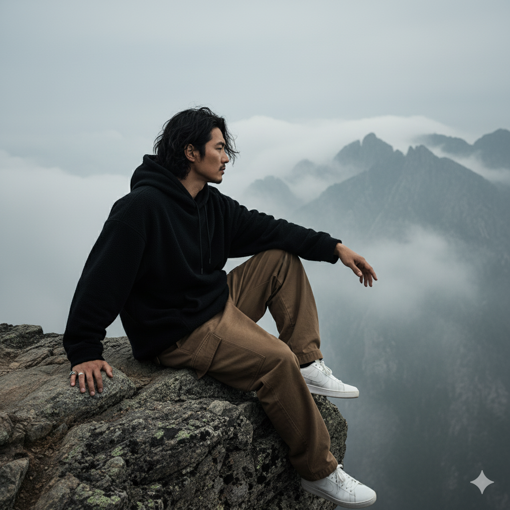 Google gemini hyper-realistic full-body portrait for a man copy paste prompt - AI Generated Image