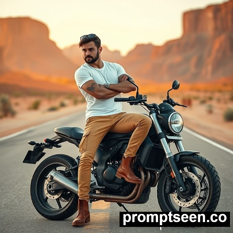 gemini prompt for bike lover trending  - AI Generated Image