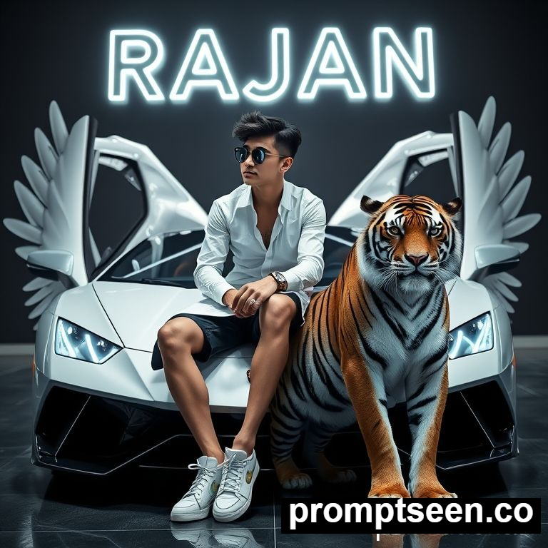 Viral Car Wings Name Ai Photo Editing - AI Generated Image