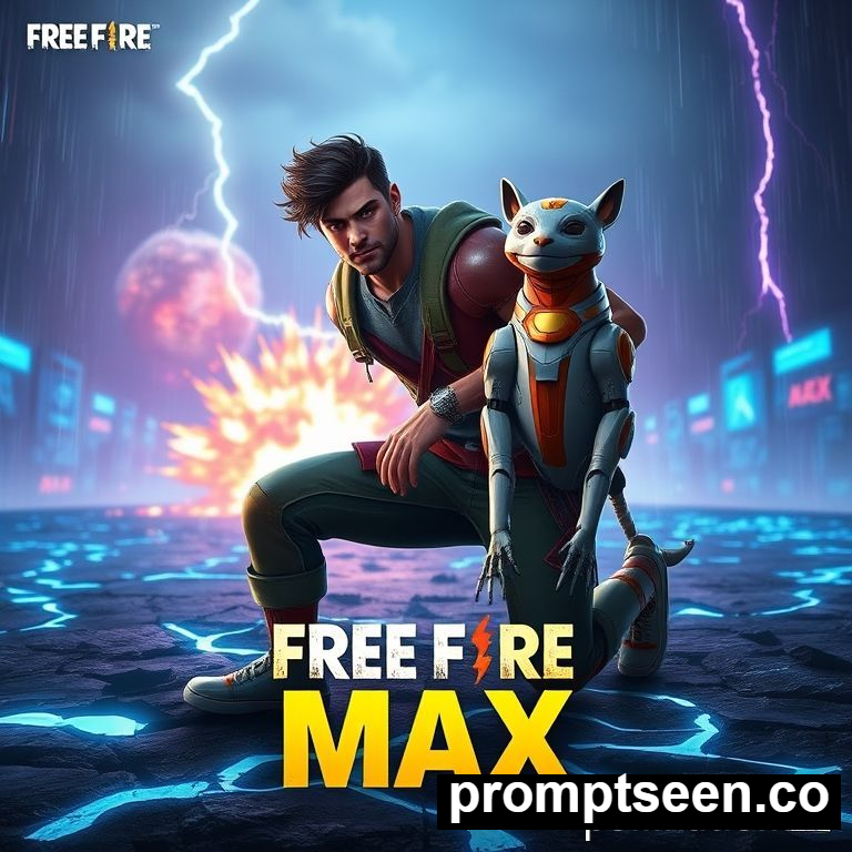 bing image creator free fire prompt - AI Generated Image