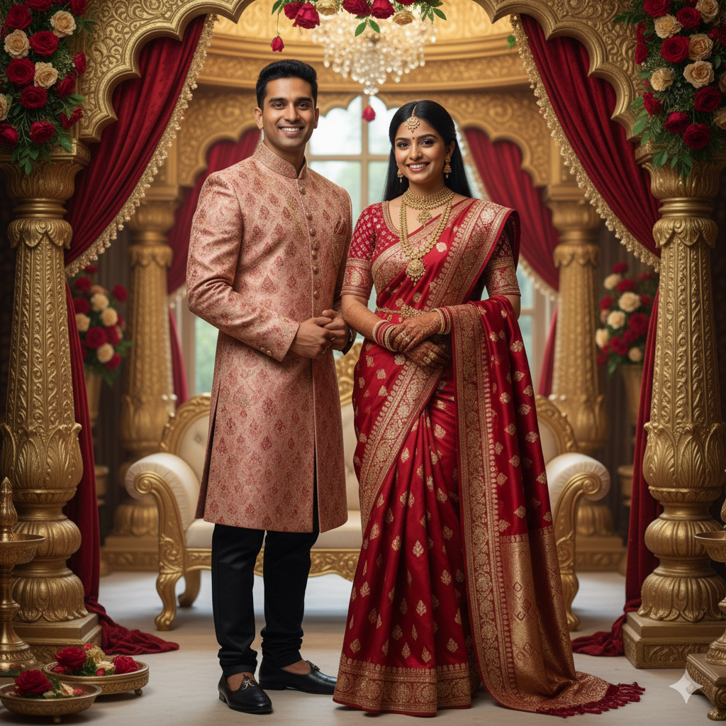 Couple Photo Editing Prompt Google Gemini AI Photo Editing - AI Generated Image