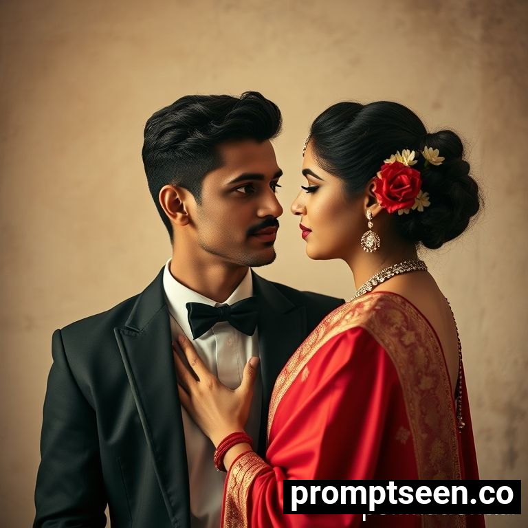 Hunyuan 3.0 instagram viral couple prompt - AI Generated Image