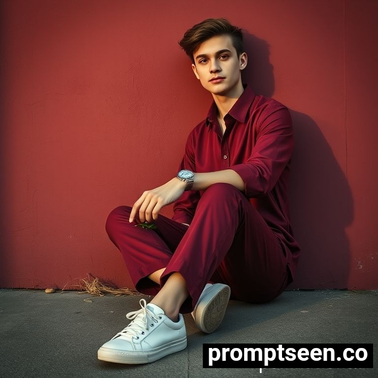 Viral instagram hunyun 3.0 prompt for boys - AI Generated Image