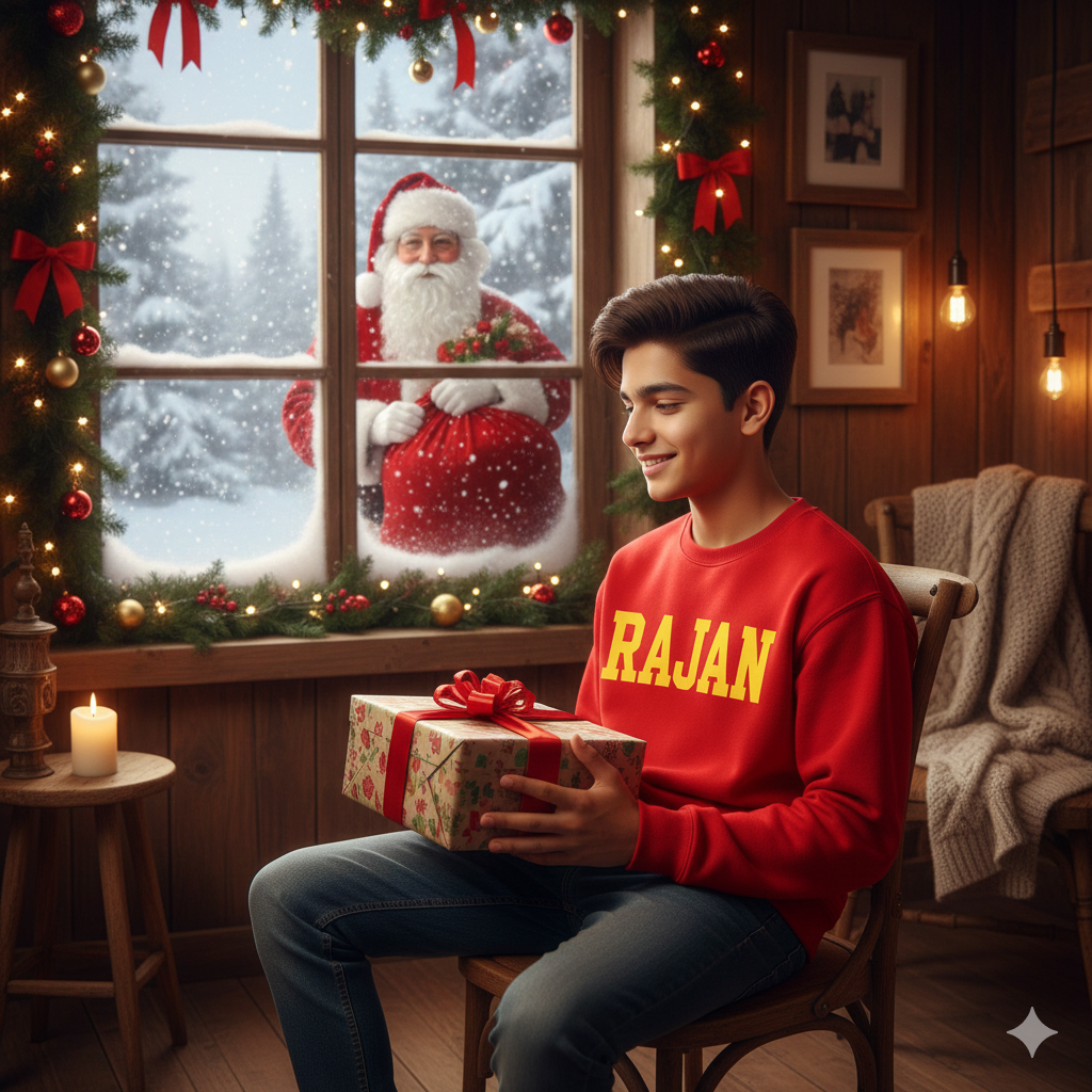 Ai Prompt Christmas day Copy Paste To Create Your Photo Like This On Google Gemini - AI Generated Image
