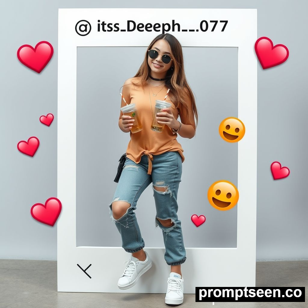 Instagram background image girls prompt - AI Generated Image