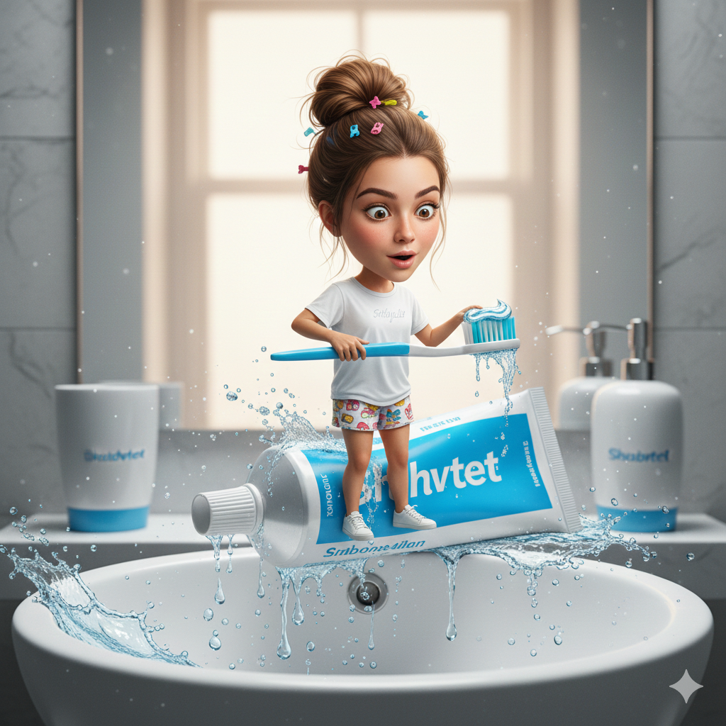 Google Gemini Funny Prompt To Create Viral Funny Look - AI Generated Image