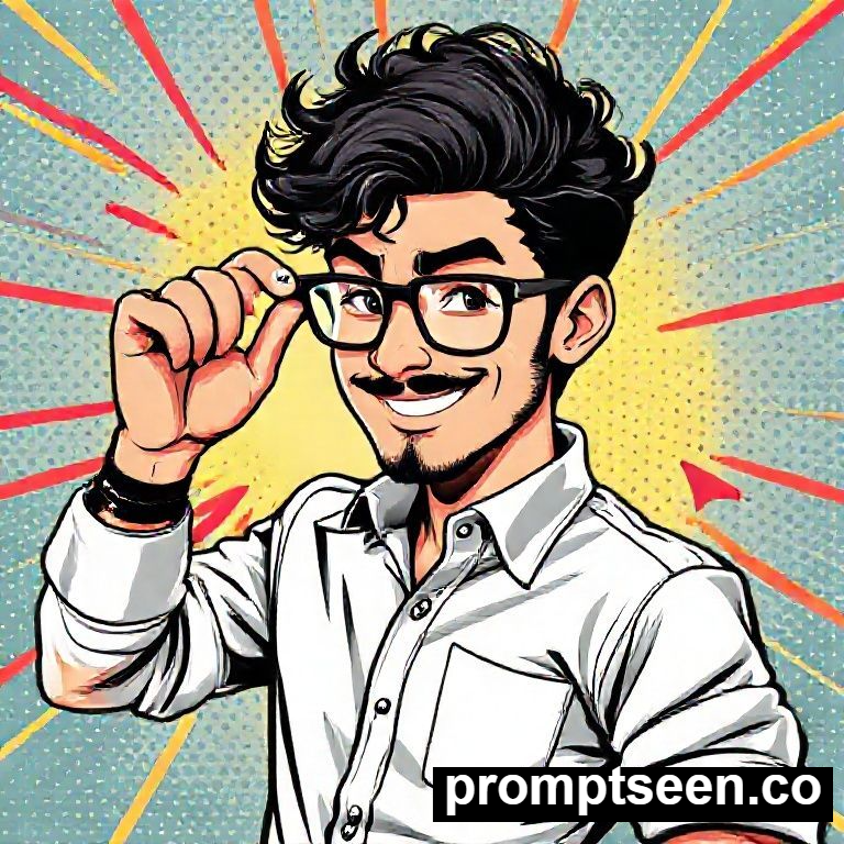 AI Cartoon Craze: Hunyuan Image 3.0 Prompts Deliver Viral Funny Sketch Portraits in 2025 - AI Generated Image