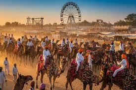 Prompt to create pushkar fair 2025 in rajasthan - AI Generated Image