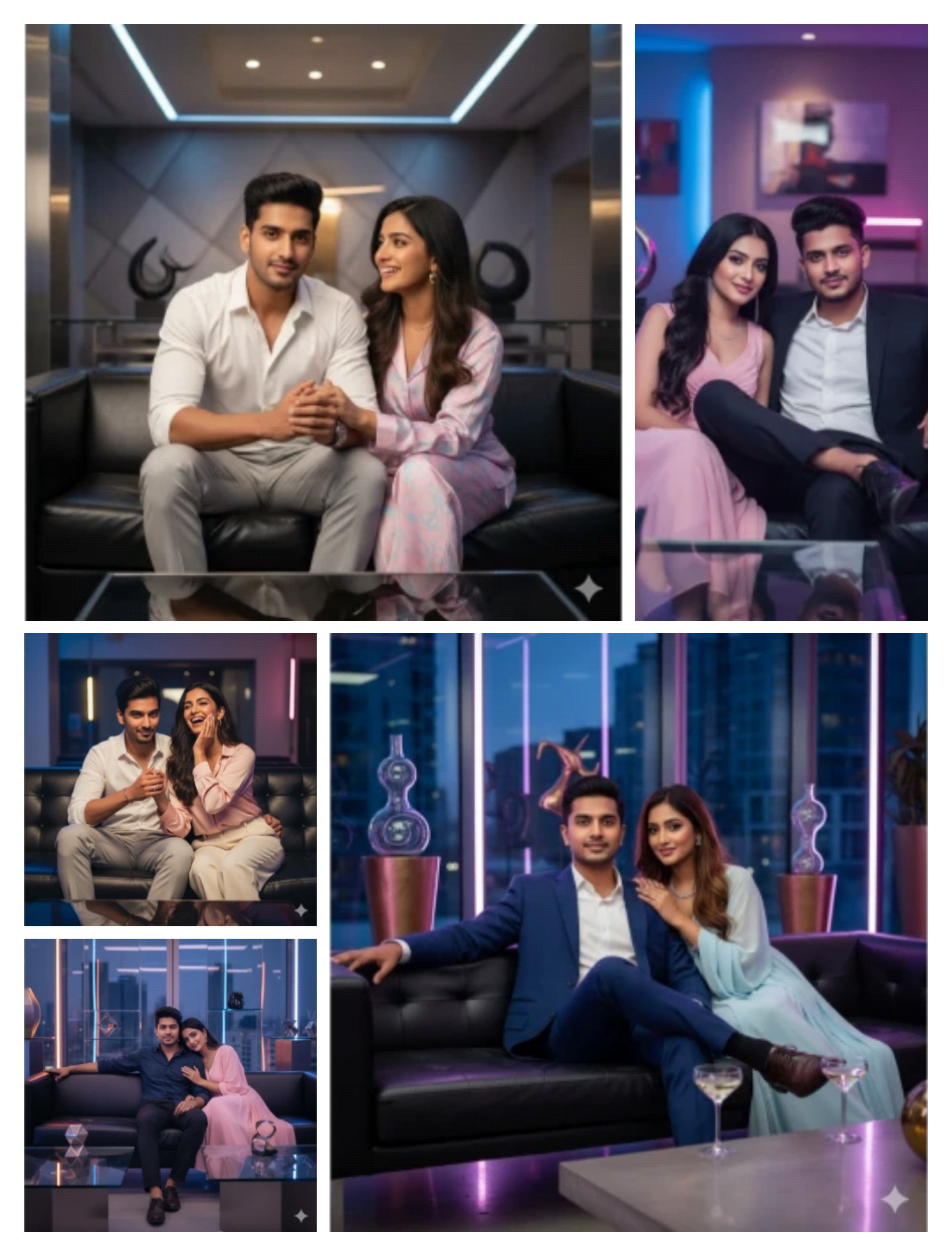 Romantic couple photo editing prompt 4k Stunning portrait - AI Generated Image