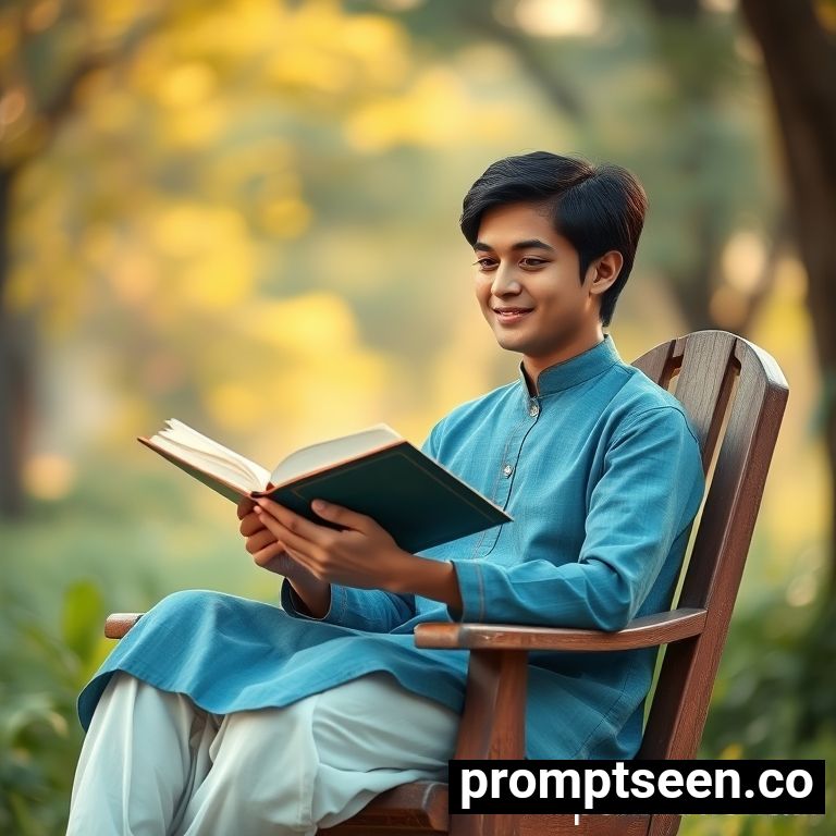 Hunyuan 3.0 instagram viral boy sitting prompt - AI Generated Image