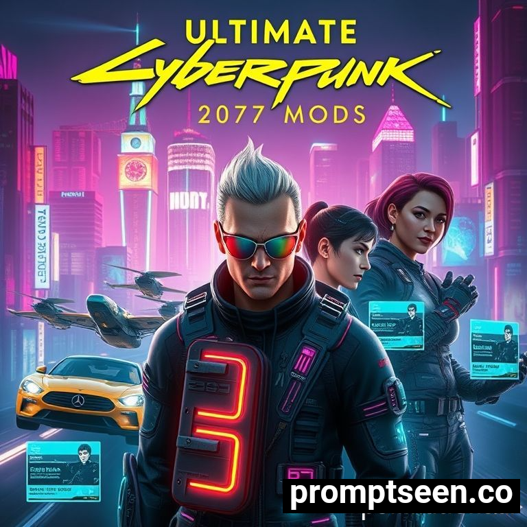 Cyberpunk Neon inspired charactors for creators - AI Generated Image