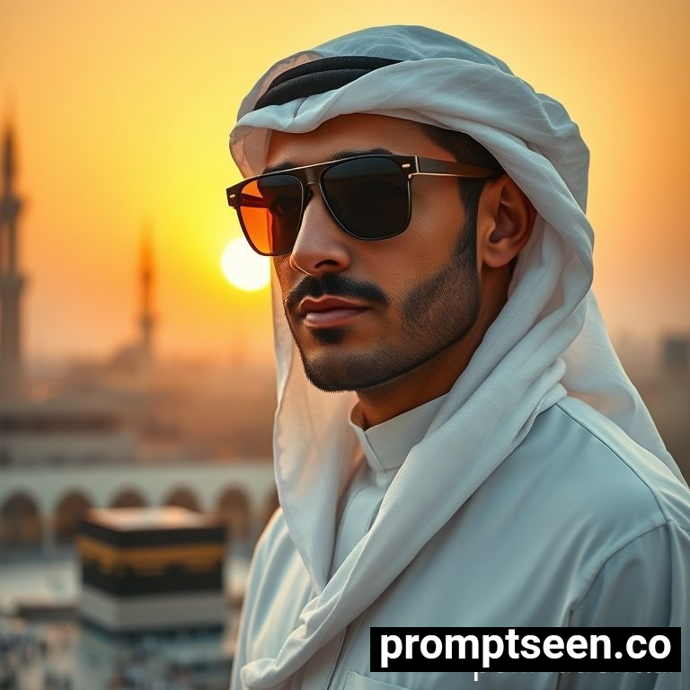 Jumma Mubarak prompt for muslims - AI Generated Image