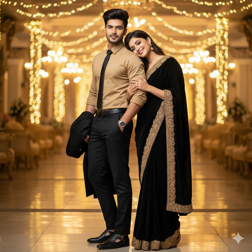 Cute Couple AI Prompt Try On Google Gemini Ai Photo Editing Prompt - AI Generated Image