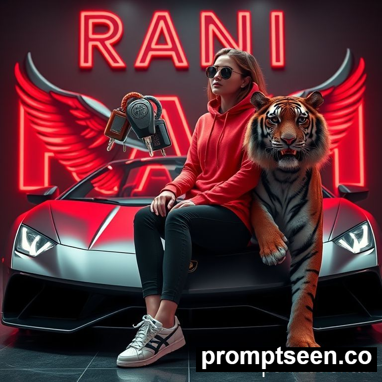 viral car wings name ai photo editing for girls - AI Generated Image