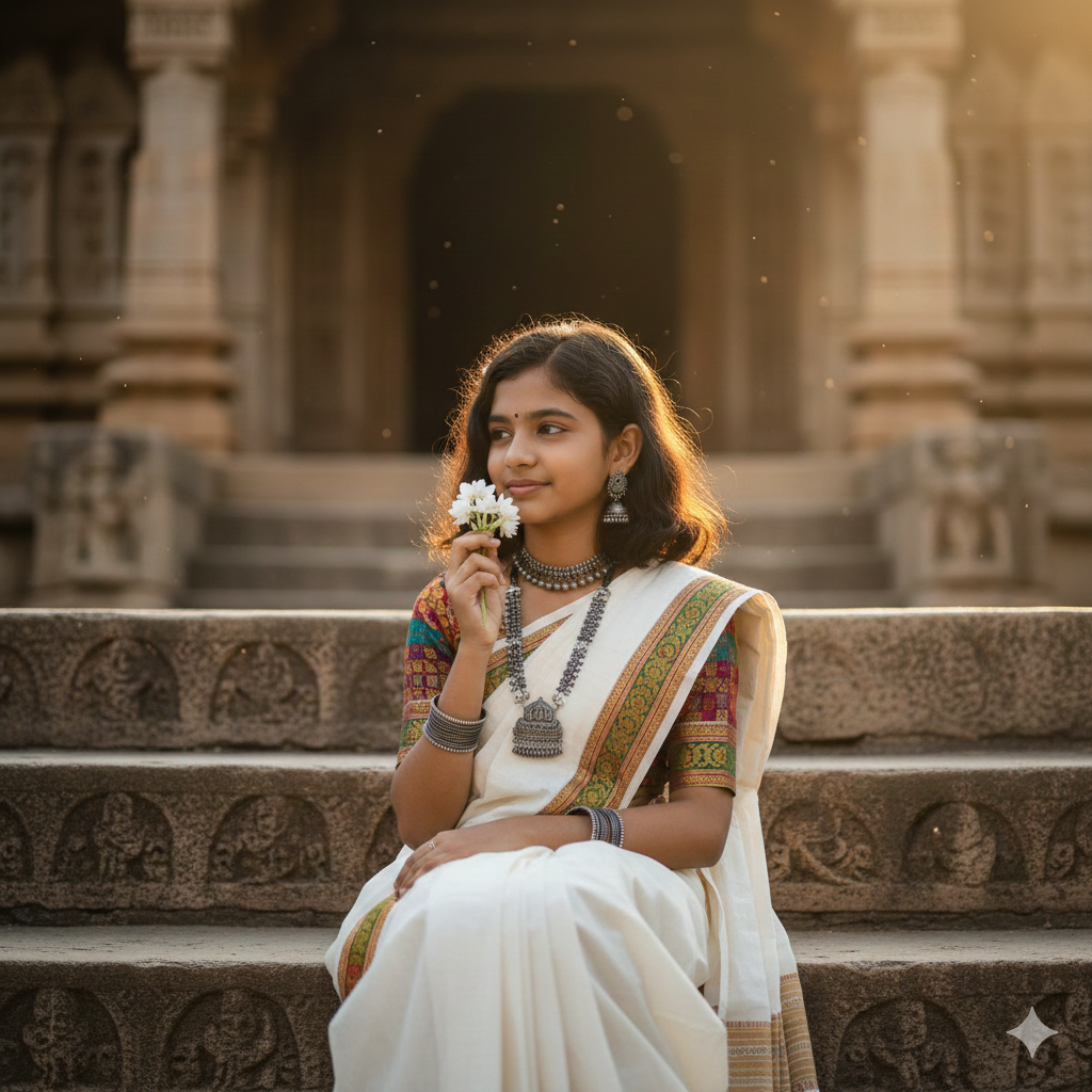  Make Your Saree Photos Look Stunning and Go Viral By Copy Paste Prompt - AI Generated Image