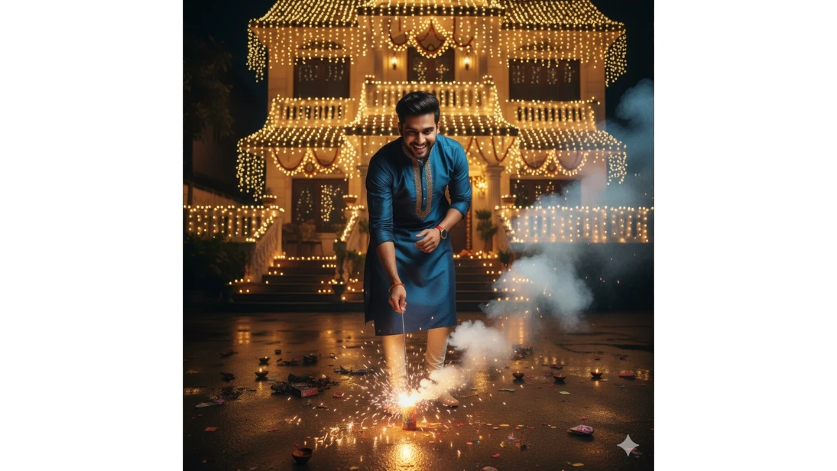 prompt seen diwali firework for boys - AI Generated Image