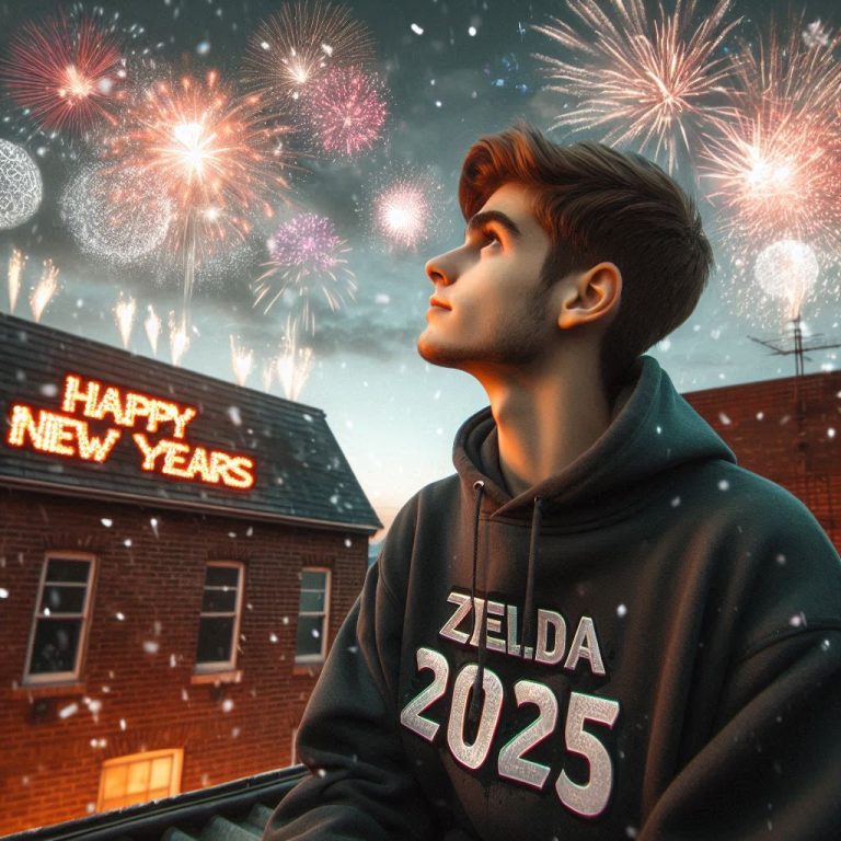 Happy new year 2025 - AI Generated Image