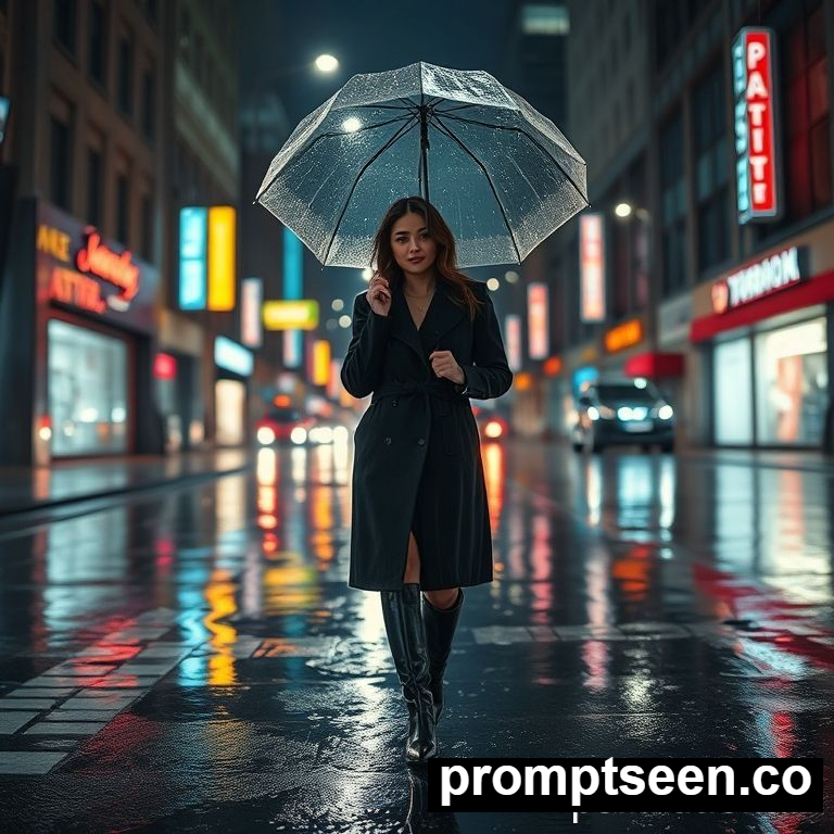 Instagram Trending ChatGPT Photo Editing Prompts  to Create Viral raining pics - AI Generated Image