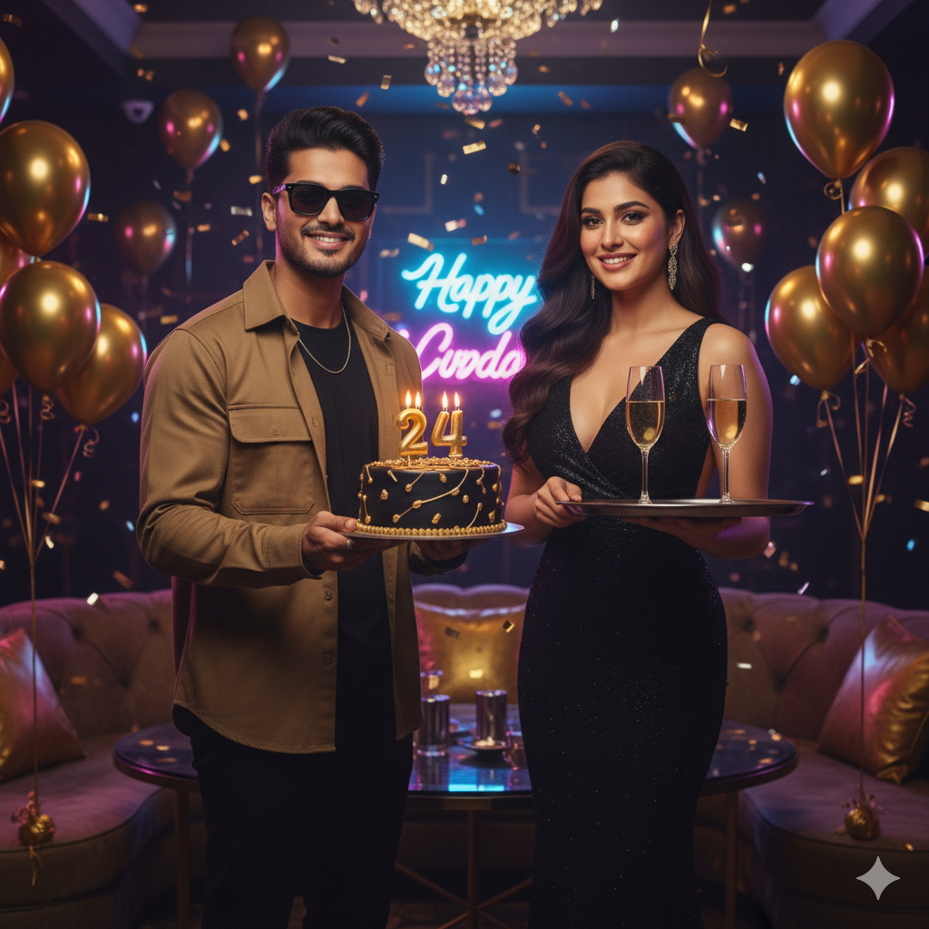 Happy Birthday Ai Prompt For Couples Copy Paste And Try On Google Gemini - AI Generated Image
