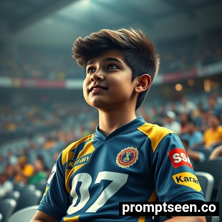 Csk team chairing prompt for boys - AI Generated Image
